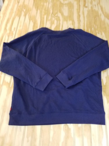 Levis Sweatshirt Sz L  Dark Blue  Y2K  Logo (NWT) - Picture 7 of 7