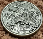 2 Troy oz "Headless Horseman"  - 2 oz .999 Fine Silver High Relief Art Round
