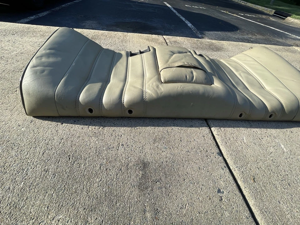 ✅ 85-88 OEM BMW E28 528e 535 Asiento Trasero Segunda Fila Cojín Superior Beige Perla Foto 3 de 4