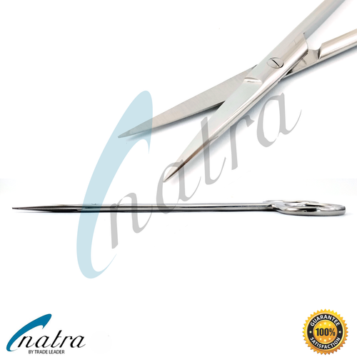 Forbici Dritto/Incurvata 16 CM Punte / Punte Acciaio Inox - Picture 3 of 10