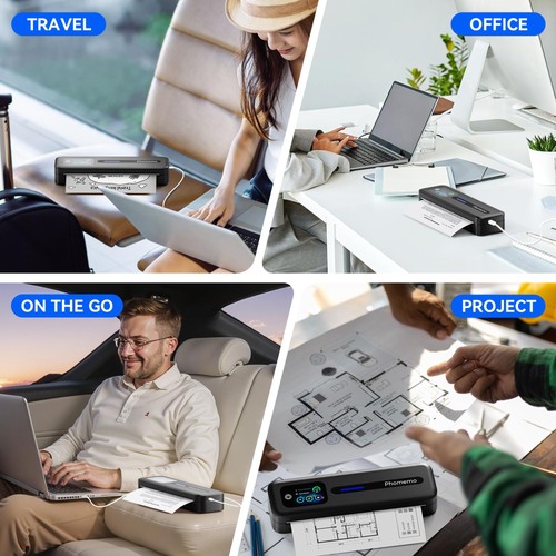 Upgraded Portable Printer with Touchscreen, M832D Bluetooth Wireless Thermal ... - Picture 9 of 9