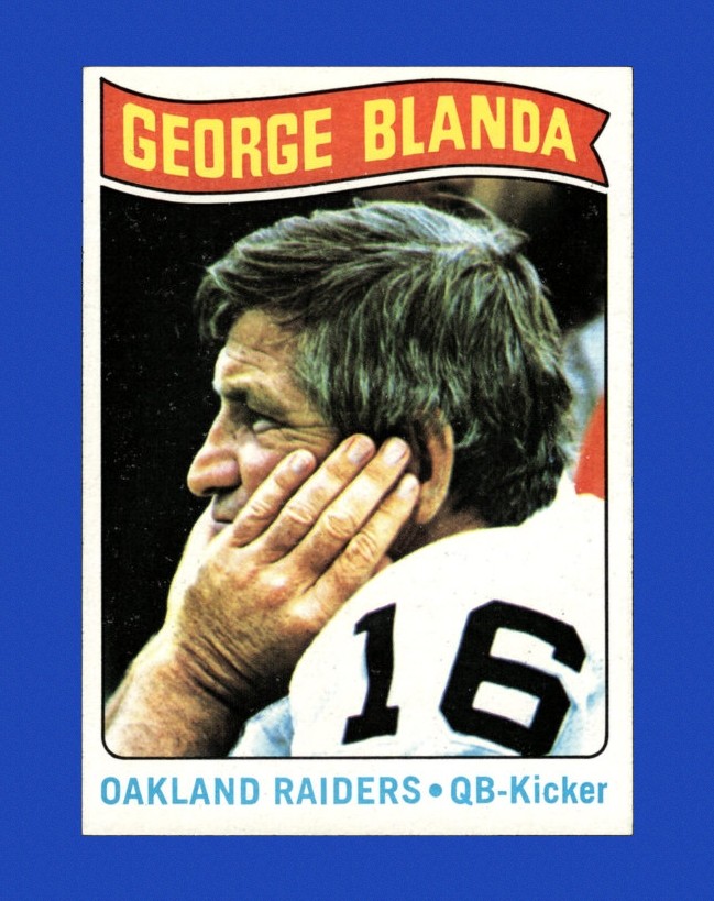 1975 Topps Set-Break #  8 George Blanda NR-MINT *GMCARDS*