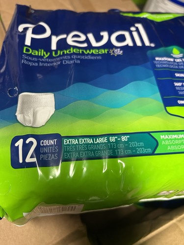 Prevail Daily Underwear Moderate Absorbency 12 Count size XXL 4 packs - Picture 3 of 4