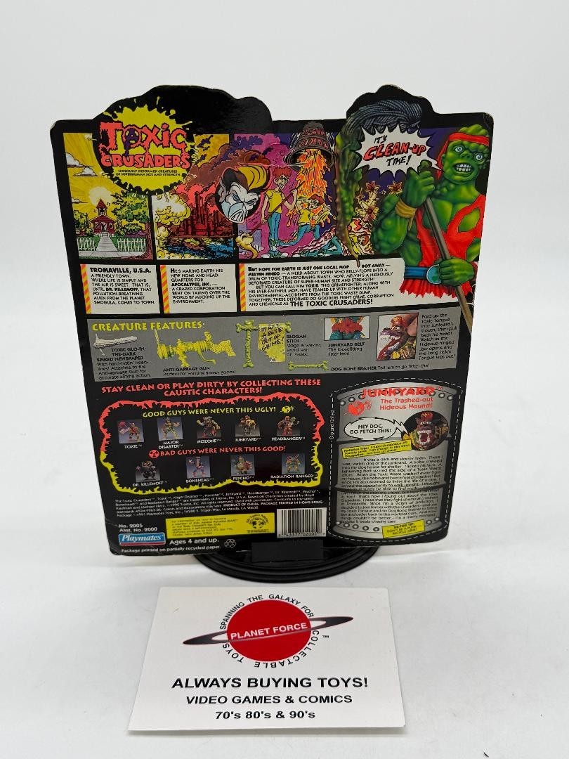 1991 Junkyard MOC Toxic Crusaders Vintage Playmates Figure NEW | eBay