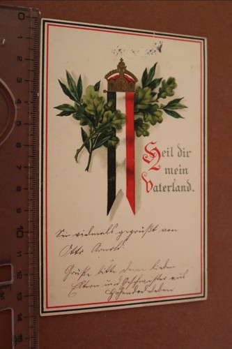 tolle alte Karte -Patriotisch - Heil dir mein Vaterland 1915 - Picture 1 of 2