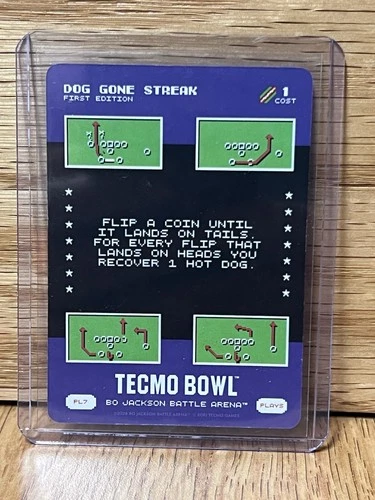 Bo Jackson Battle Arena Tecmo Bowl #PL7 SSP “Dog Gone Streak”