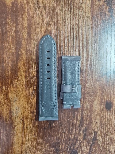 Panerai Watch 22mm XS Military Blue OEM Canvas PET Strap for 20mm Tang Buckle - Picture 4 of 9