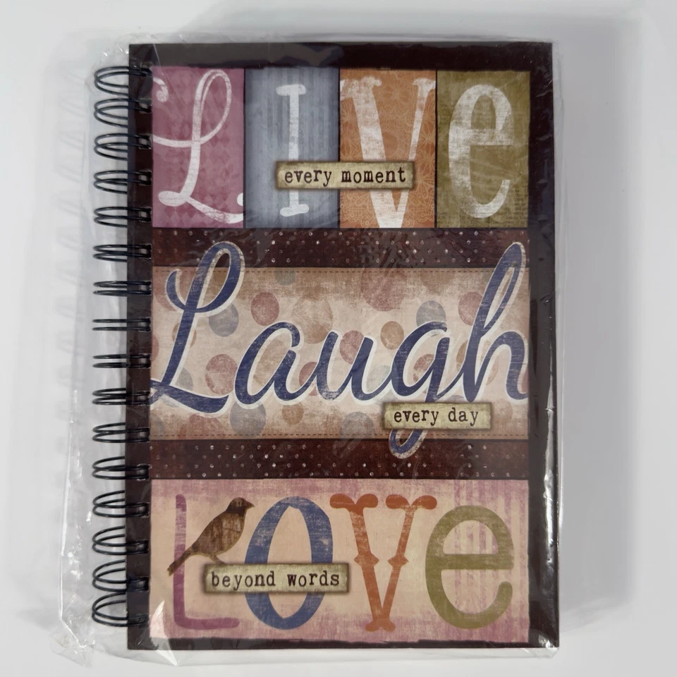 "Diario inspirador diario Live Laugh Love 9"" x 6""" Foto 2 de 3