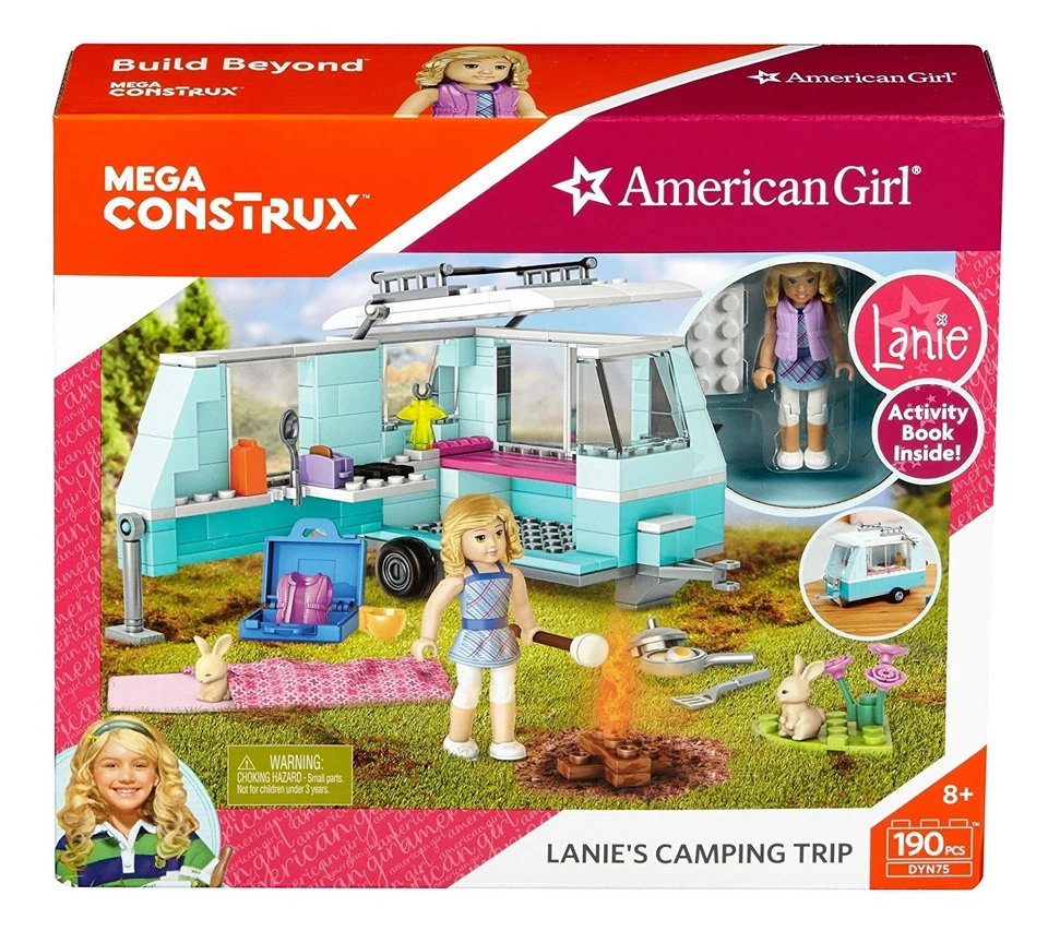Mega Construx American Girl Lanie's Camping Trip Building Set (DYN75),8 años Foto 2 de 4
