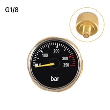 Diving Equipment Scuba Cylinder Gauge Diving Bottle Pressure 0-350BAR Pressure