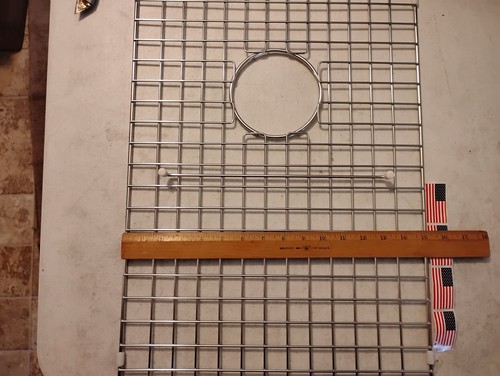 Rohl WSG6307SS 26-1/4 Zoll mal 15-1/4 Zoll Drahtspüle Gitter 6307 Küchenregal - Bild 12 von 20