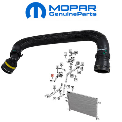 ORIGINAL MOPAR KÜHLMITTELSCHLAUCH FÜR DODGE DURANGO SRT HELLCAT 6.2L 21-26