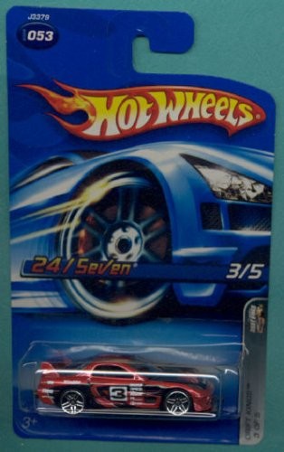 Coche fundido a presión Mattel Hot Wheels 2006 escala 1:64 Red Drift Kings 24/SEVEN 053 - Imagen 1 de 3