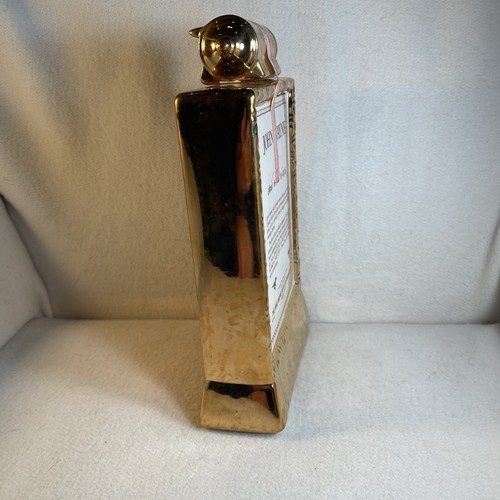 1979 John Wayne 23K Gold - Mike Wayne Distilled Prod. - Whiskey Decanter Bottle - Picture 3 of 8