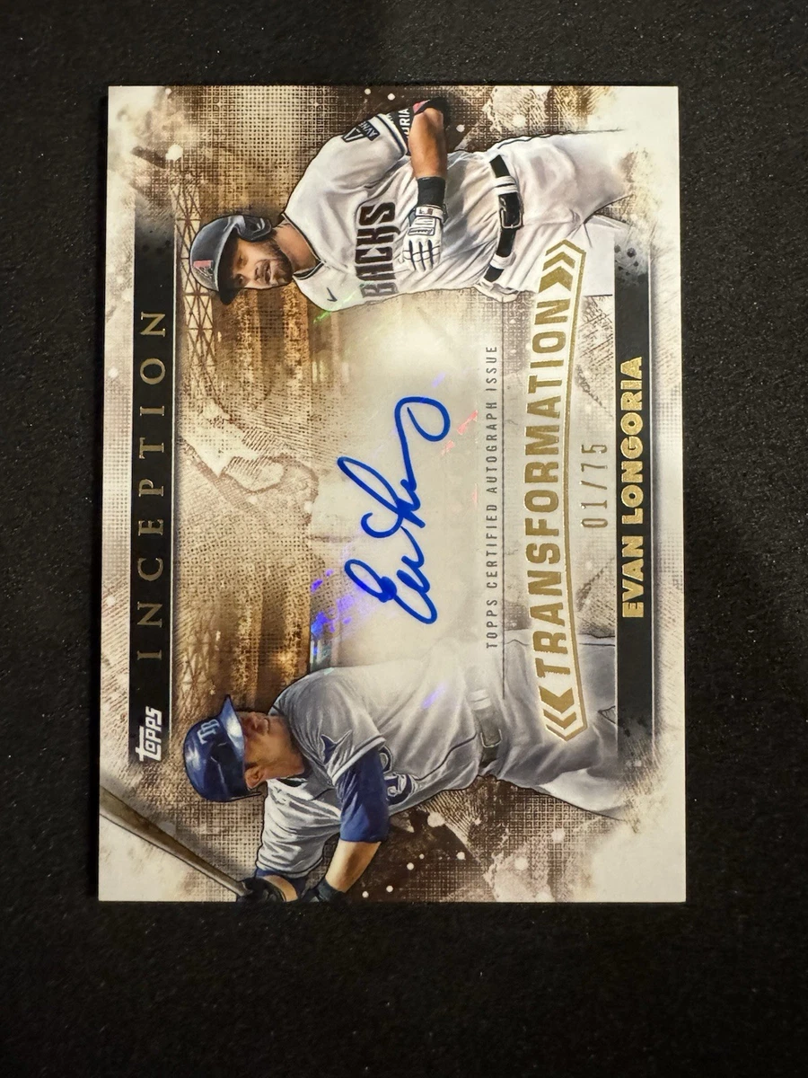 Evan Longoria Autographed Baseball Sports Trading Cards