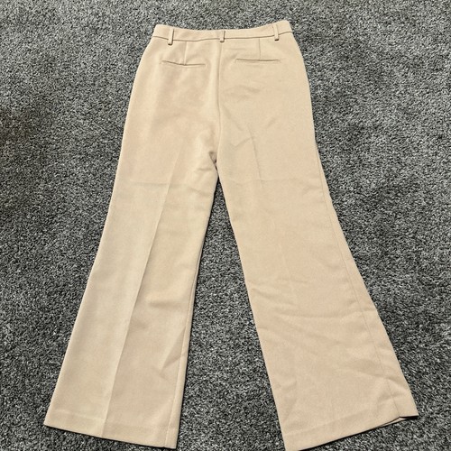 Ann Taylor Woman’s Size 8 Petite Tan Trousers Slacks Flared Leg 30x29.5 - Picture 4 of 7