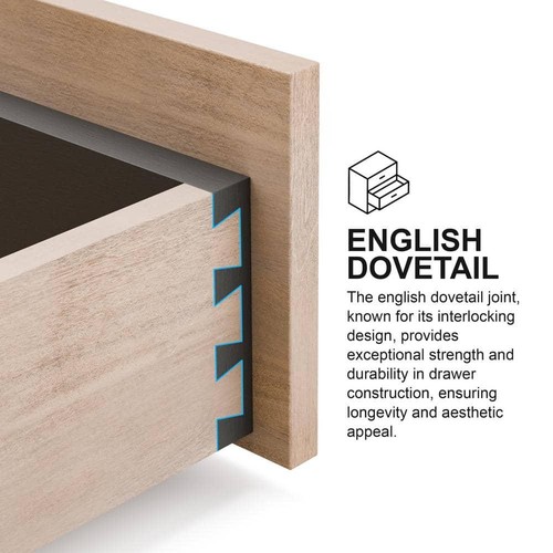 Invern Gray 3-Drawer Nightstand - Picture 3 of 6