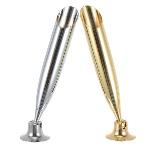 2 Piezas Soporte para Bolígrafo Individual Estudiante Lápiz Metal Oficina para Escritorio - Imagen 9 de 12