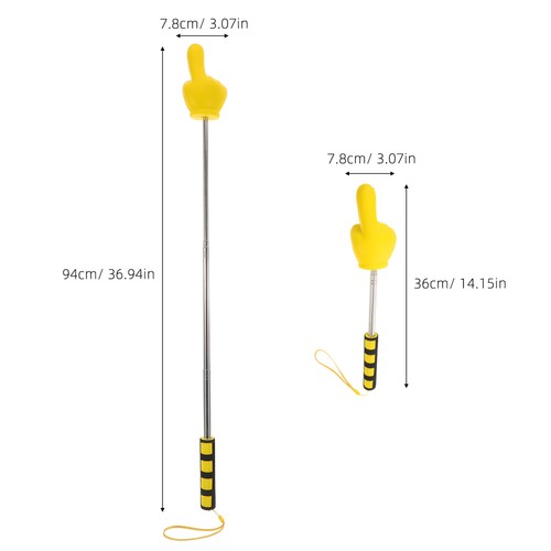 Telescopic Pointer Finger Whiteboard Presentation Stick Handheld Classroom - Picture 2 of 12