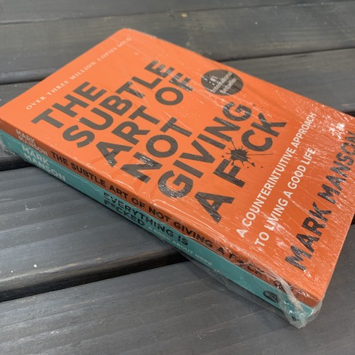 The Subtle Art of Not Giving a F/Everything Is F’d by Mark Manson 2 Books Set
