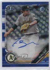 2019 Bowman Draft Chrome Pick Blue Wave Refractor 148/150 Tyler Baum Auto v9t