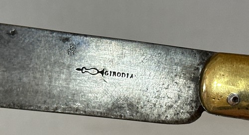 Girodias Navaja Folding Knife ~ Antique 18th-19th Century France ~ Free Shipping - Picture 8 of 13
