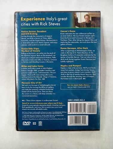 Rick Steves Italy's Cities 2000 - 2007 (DVD, 2007)  New Sealed - Bild 2 von 2