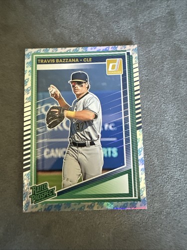 2025 Donruss Travis Bazzana Rocket Emoji Rated Prospect #131 Guardians
