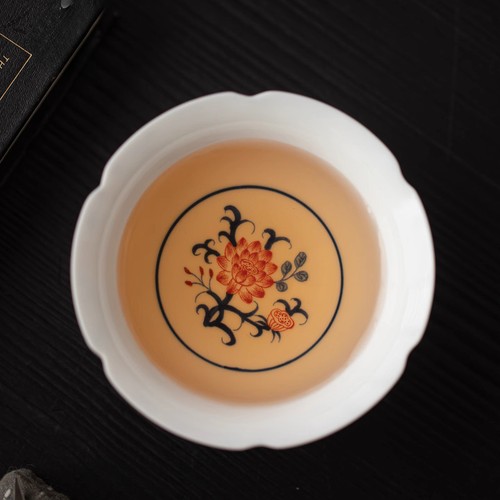 90ml Blue White Porcelain Teacup Ceramics Tea Tasting Cup Master's Cup Tea Cup - Picture 4 of 5