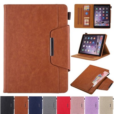 For iPad Pro 12.9'' 3rd 4th 5th 6th Gen Air 13'' M2/M3 Leather Folio Stand Case 