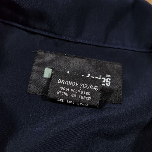 No Boundaries Hemd Herren Large blau Y2K Grunge Adler Motorrad Biker Ride Free - Bild 6 von 10