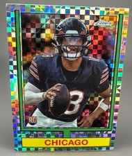 2024 Topps Chrome #74TF-1 Caleb Williams Rookie RC 1974 Topps Football X-Fractor