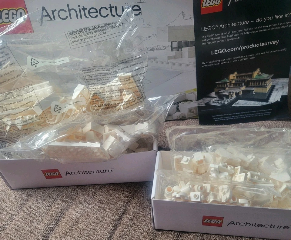 Lego 21050 Architecture Studio Retired Set 1210 Pcs. w Box Manual Trays - Image 3 of 4