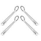 4 Pcs Stainless Steel Spring Manual Egg Beater Handheld Whisk For Cooking