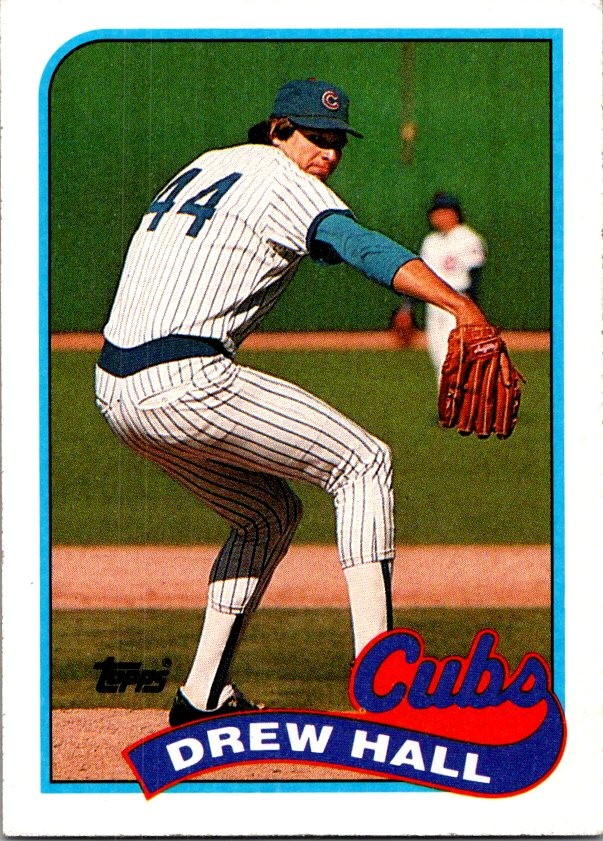 1989 Topps #593 Drew Hall
