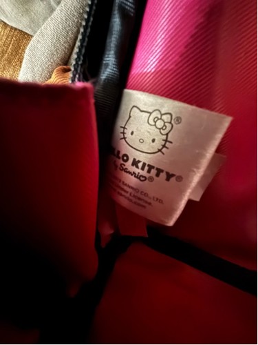 Loungefly Hello Kitty Dome Bag Small Black Pink - Picture 5 of 11