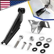 Transom Mount Bracket for Lowrance on Bass Fishing Boat Skimmer DSI Transducer