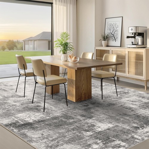 8x10 Moderner Abstrakter Teppich Waschbar Vorleger für Wohnzimmer Schlafzimmer Esszimmer Ro... - Bild 4 von 9