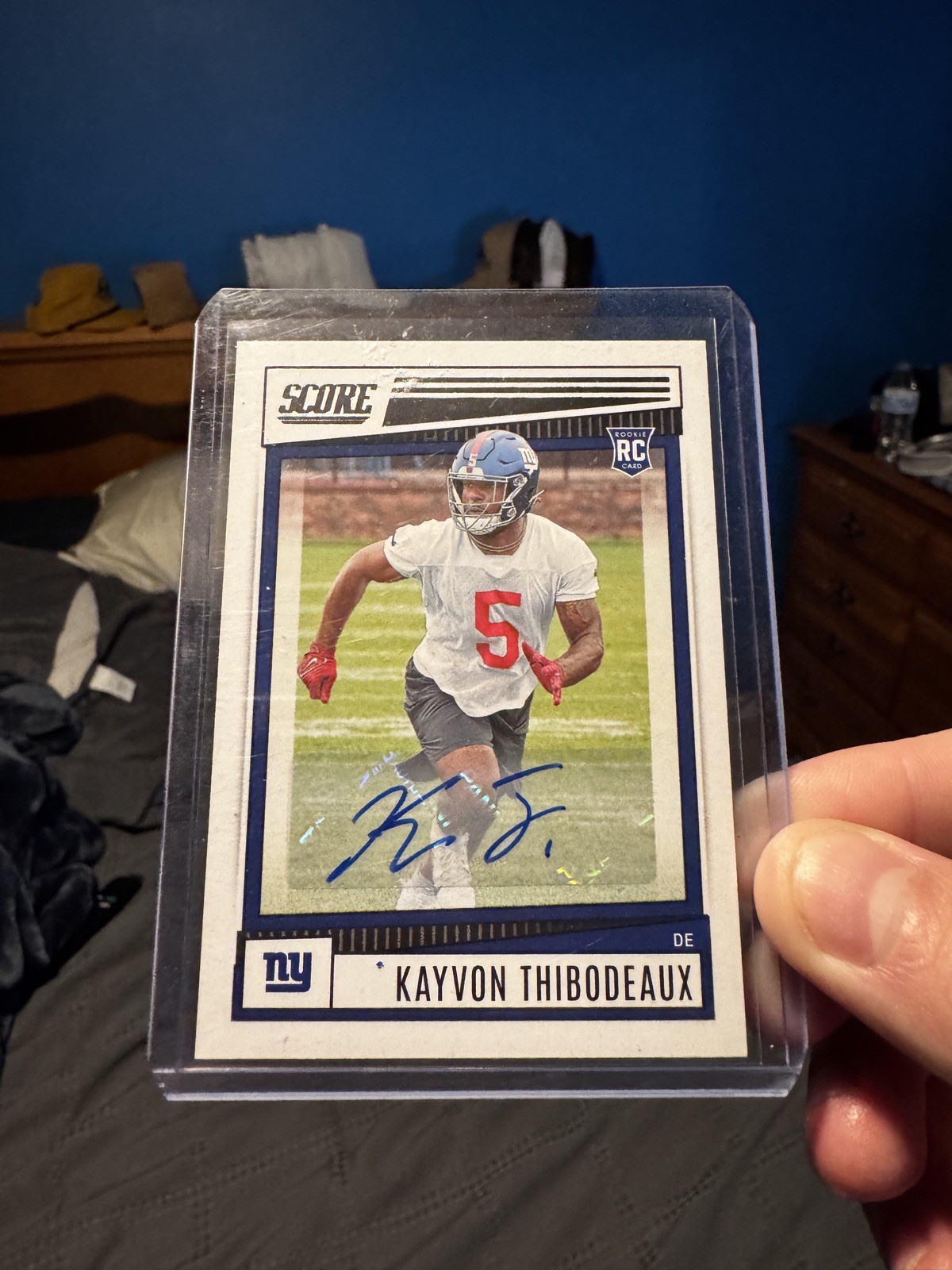 2022 Panini Score Kayvon Thibodeaux RC AUTO no.308
