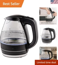 High-Performance Electric Kettle 1.5L - BPA-Free, Auto Shut-Off, Stylish Black