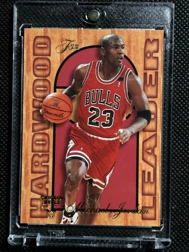 1995-96 Fleer Flair Hardwood Leader Michael Jordan #4 Chicago Bulls Great HOF