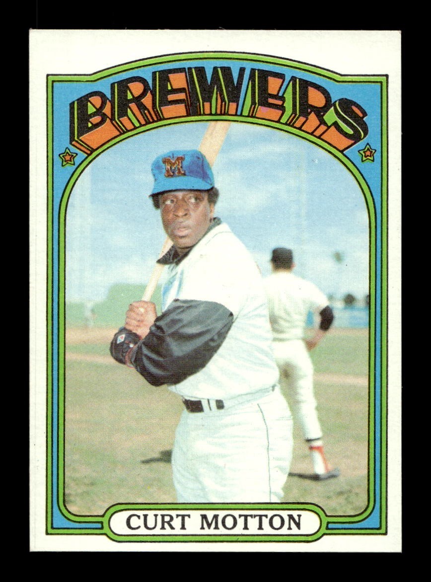 1972 Topps #393 Curt Motton Brewers NEAR MINT *s4