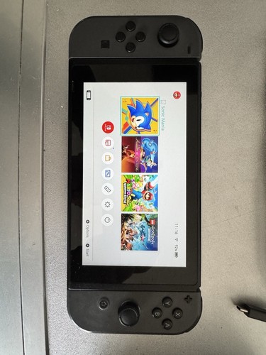 Nintendo Switch Bundle With Dock, Case, Game Card, Straps and Original Plug