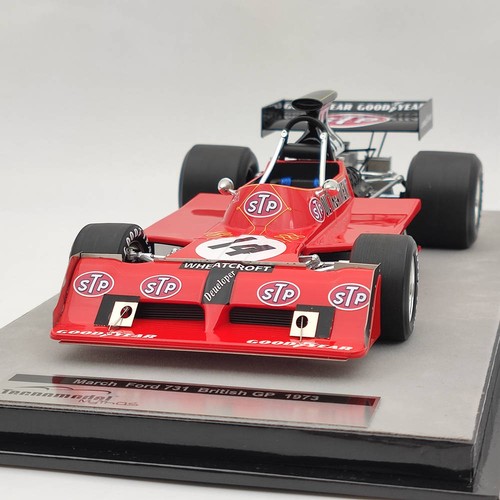 1/18 Tecno March' Ford 731 British GP 1973 #14 R. Williamson Ltd 60 pcs Red - Picture 4 of 9