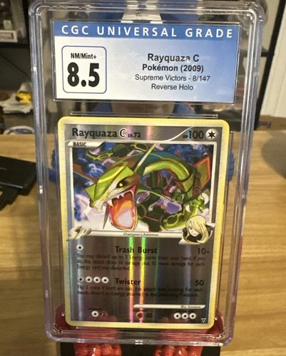 Rayquaza C 8/147 Supreme Victors Reverse Holo CGC 8.5