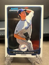 2012 Bowman Chrome #45 Clayton Kershaw Los Angeles Dodgers MLB