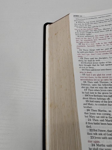 The Word Study Bible Harrison House Black Leather King James Version KJV 1990 - Imagen 8 de 19
