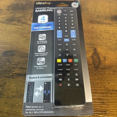 GE UltraPro 4 Device Universal Remote - works ALL MAJOR BRANDS - Open Box
