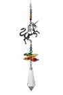 UNICORN Hanging Fantasy Sun-catcher Mobile - Embellished Rainbow Crystal Cascade