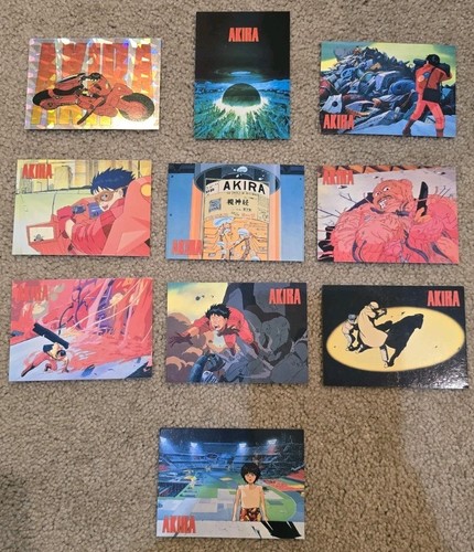 AKIRA Trading Cards Complete 9 Card PROMO Set 1994 Cornerstone